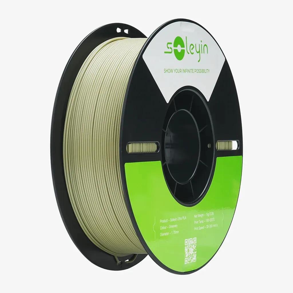 CrealitySoleyinUltraPLAGrassGreenGreenery3DPrinterFilament1kgSpool1.75mm