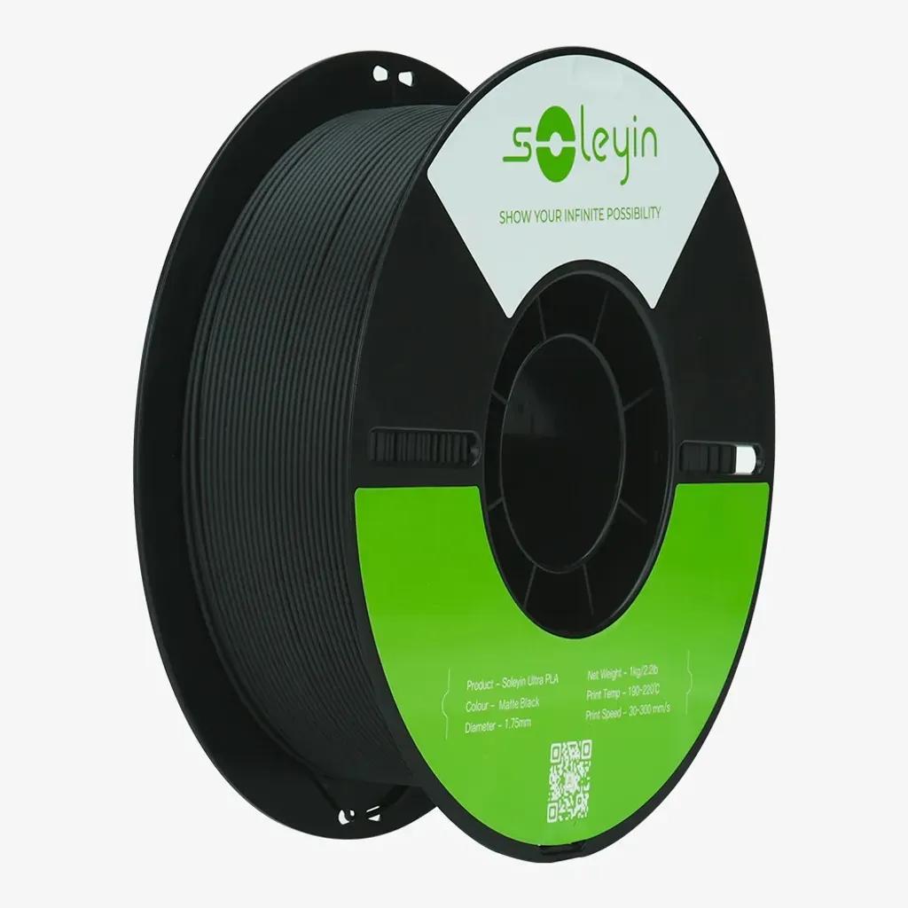 CrealitySoleyinUltraPLAMatteBlack3DPrinterFilament1kgSpool1.75mm