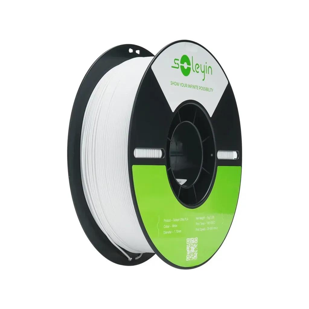 CrealitySoleyinUltraPLAMatteWhite3DPrinterFilament1kgSpool1.75mm
