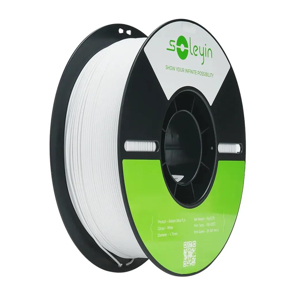 CrealitySoleyinUltraPLAWhite3DPrinterFilament1kgSpool1.75mm