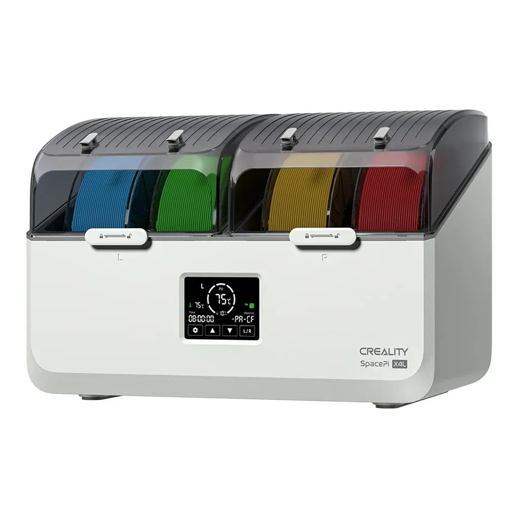 CrealitySpacePiX4LFilamentDryerDryBoxfor4FilamentsAdjust40-75cSmallScreenfor12types