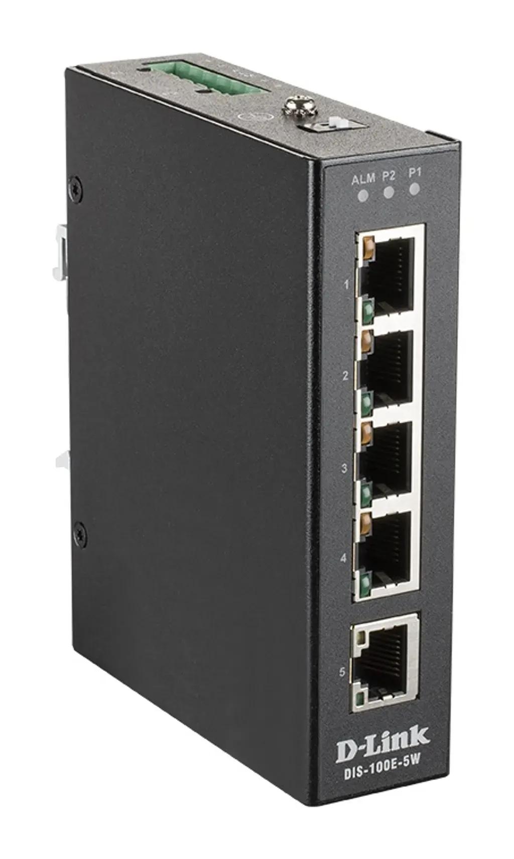 D-LINKDIS-100E-5WINDUSTRIAL10100UNMANAGEDSWITCH