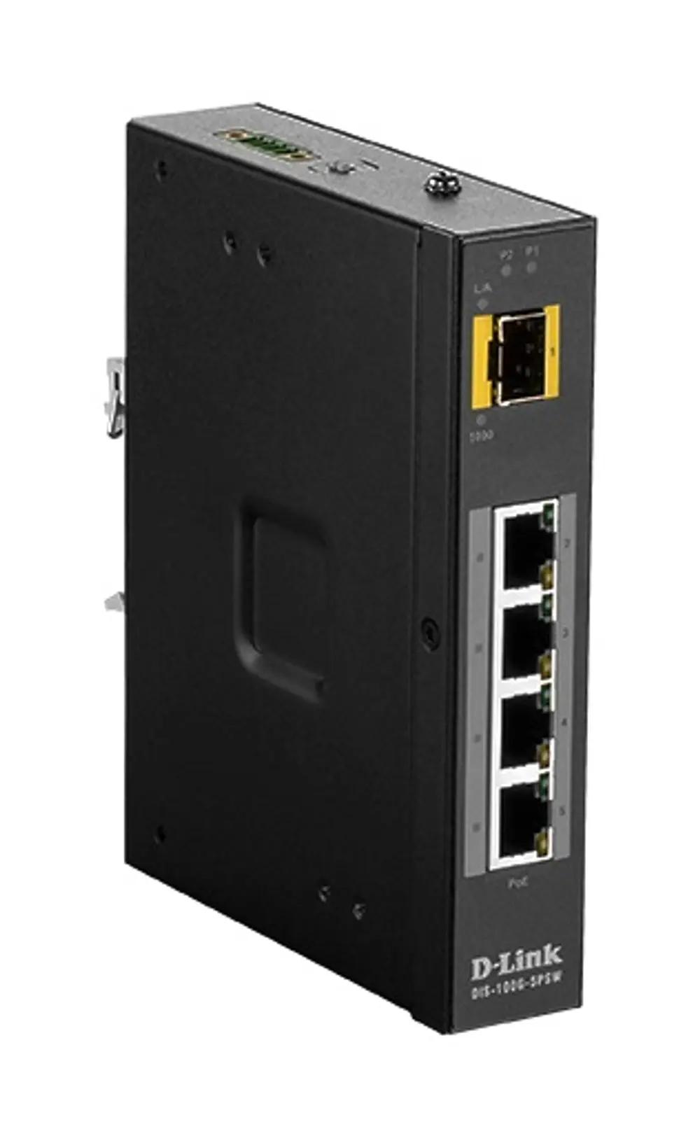 D-LINK Industrial Switch Gigabit Unmanaged PoE with SFP slot_1.webp