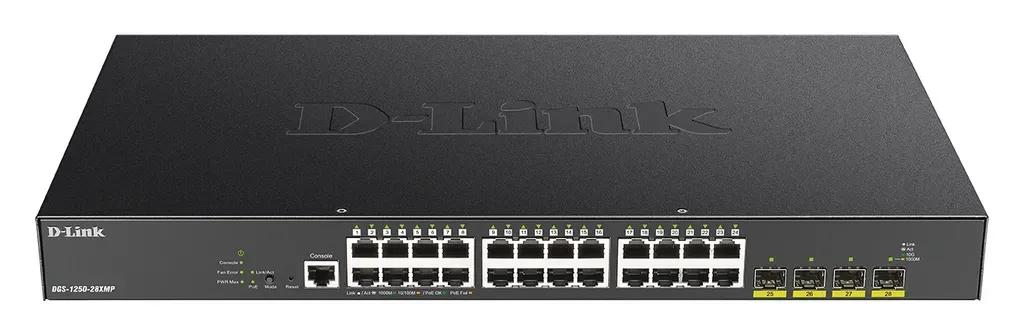 D-LINKSwitchDGS-1250-28XMP24GbitPort4x10GSFPPOE