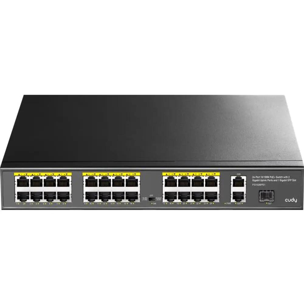 Fast Ethernet 26port Switch PoE Cudy FS1026PS1_1.webp