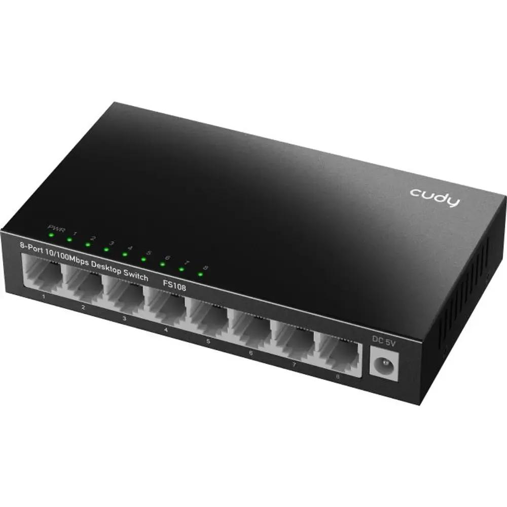Fast thernet 8 port switch Metal Cudy FS108