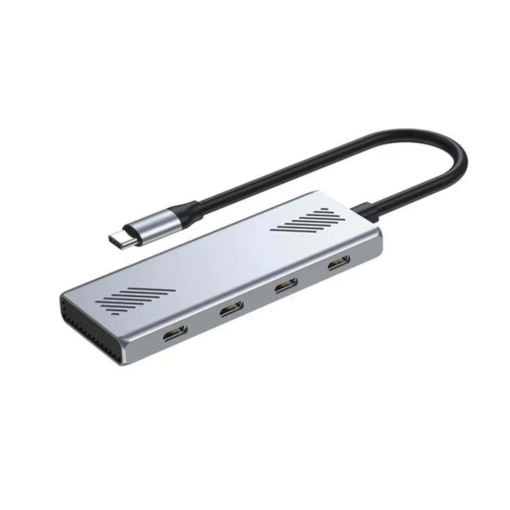 GEMBIRD4-PORTUSB-C3.2GEN2TYPE-CHUBSILVER