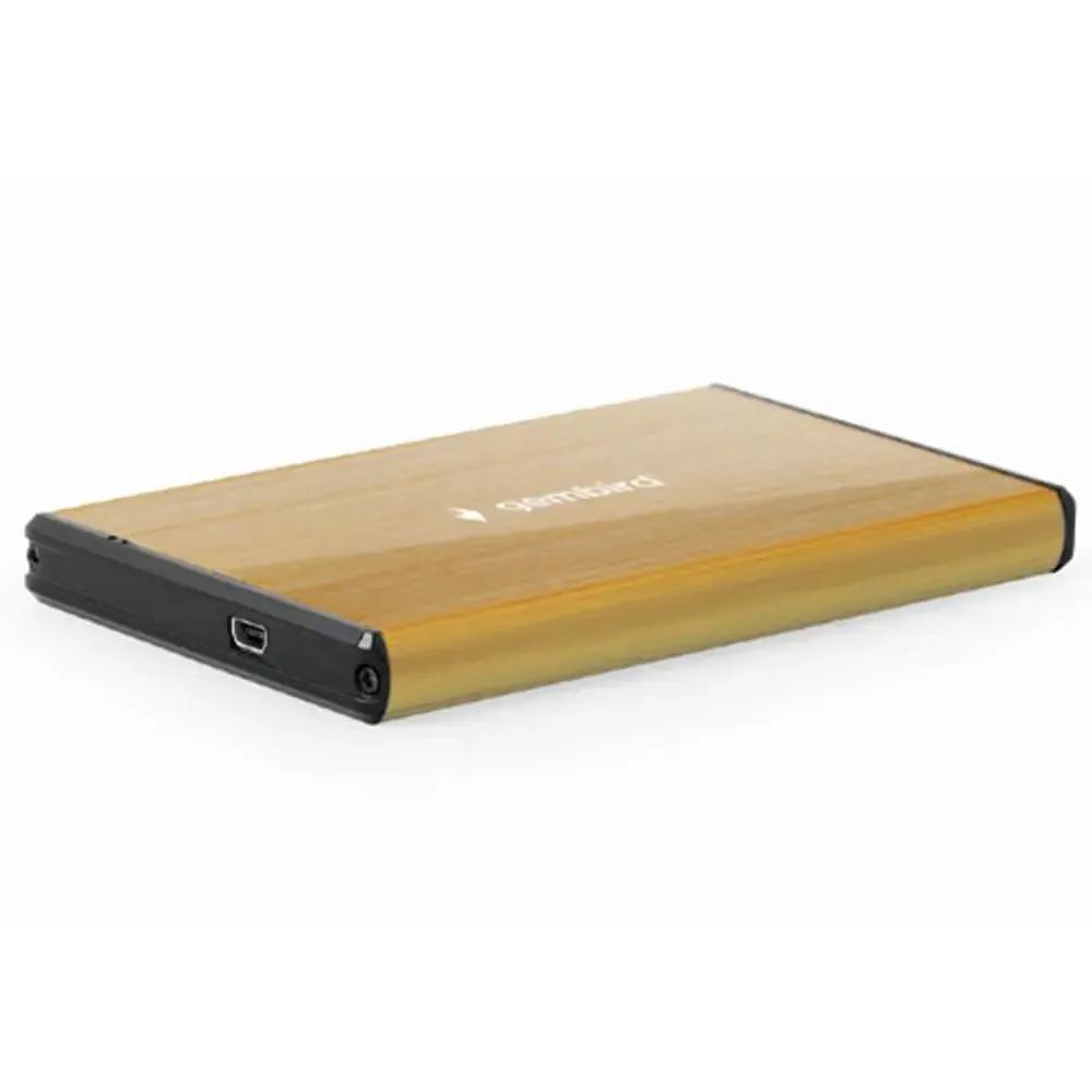 GEMBIRD USB 3.0 2.5 ENCLOSURE BRUSHED ALUMINUM GOLD