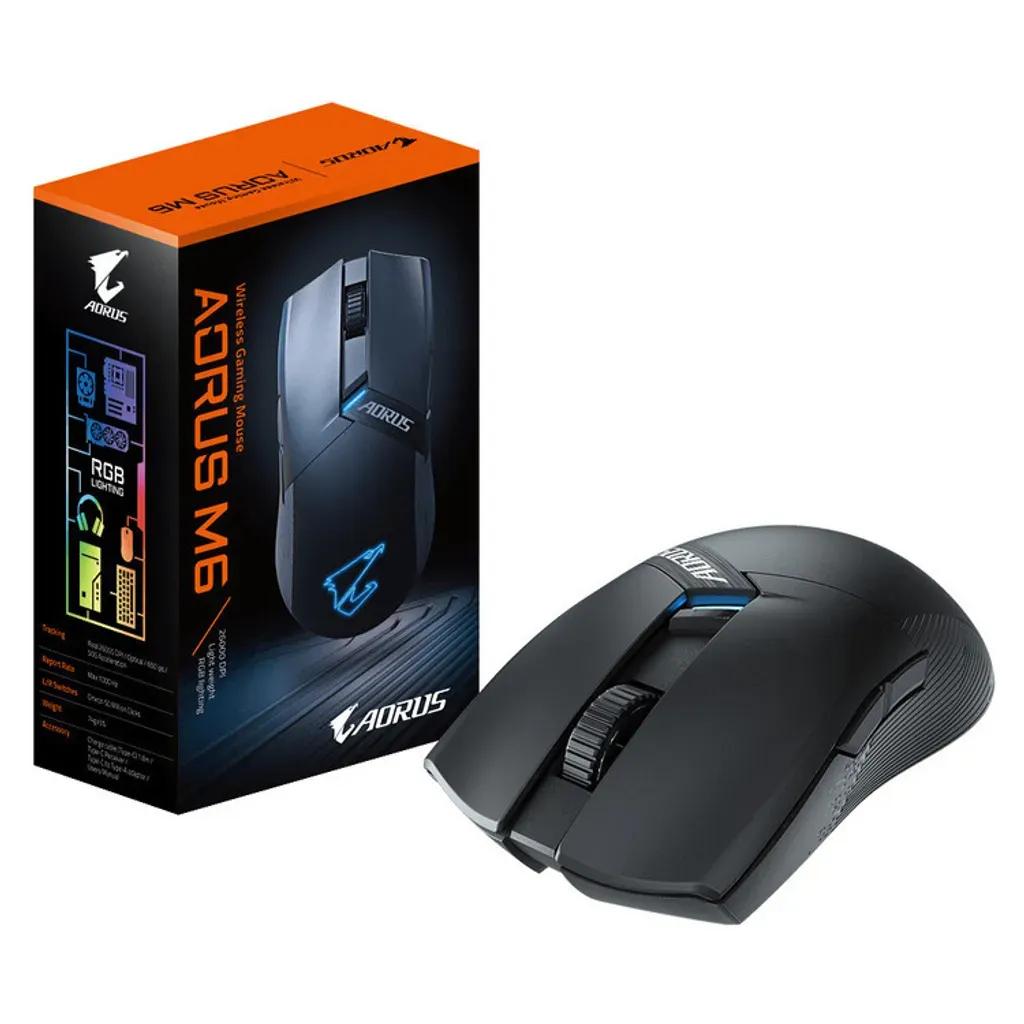 GIGABYTEMOUSEOPTICALWIRELESSGAMINGAORUSM6USBBLACK