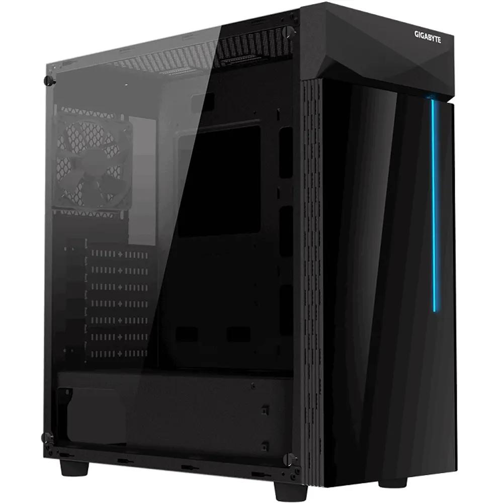 GIGABYTE Case C200W GLASS Middle ATX Black USB 3.0_1.webp