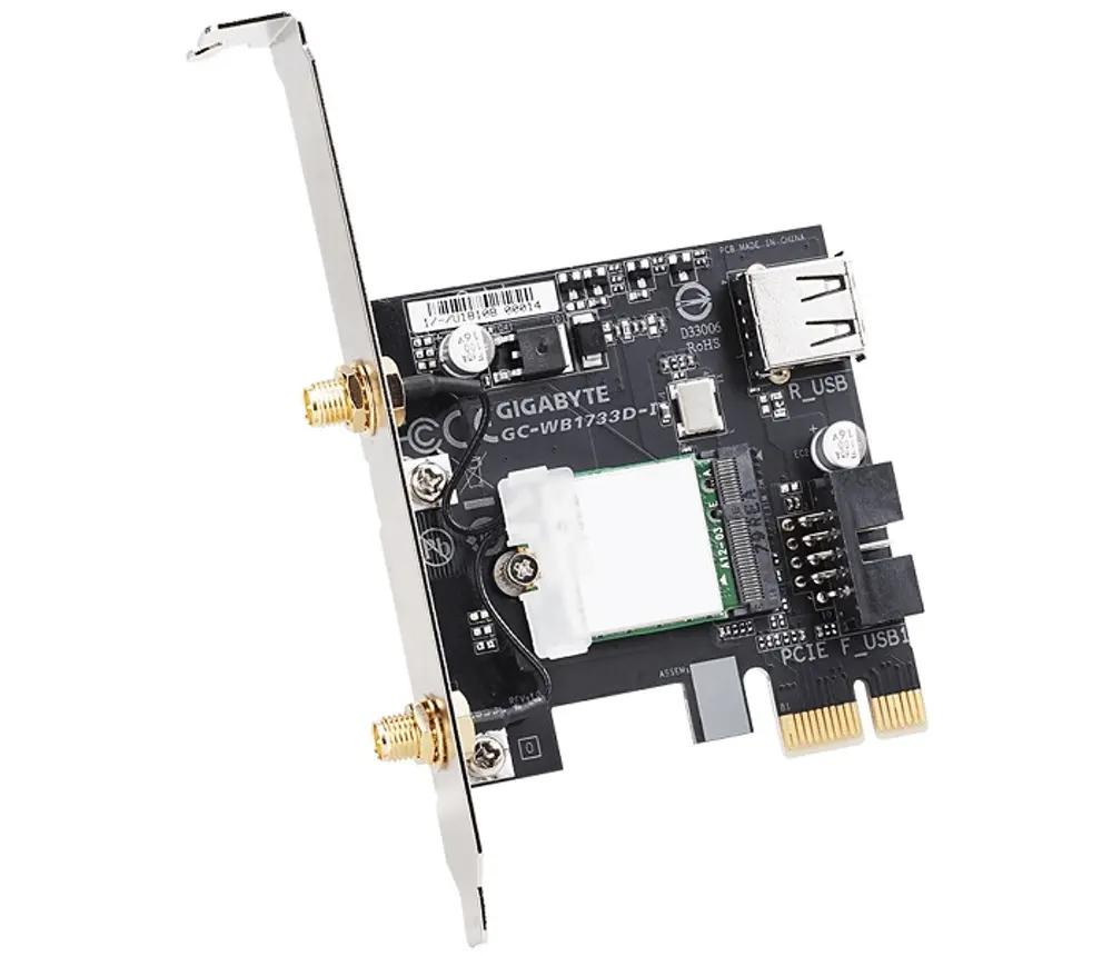 GIGABYTE Wireless PCIe WIFI GC-WB1733D-I ,1733Mbps + BLUETOOTH 5_1.webp
