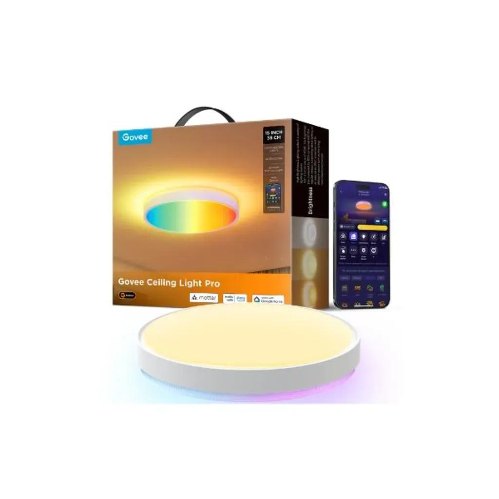 GOVEE15INCHRGBICWWRGBICWWROUNDSMARTCEILINGLIGHT