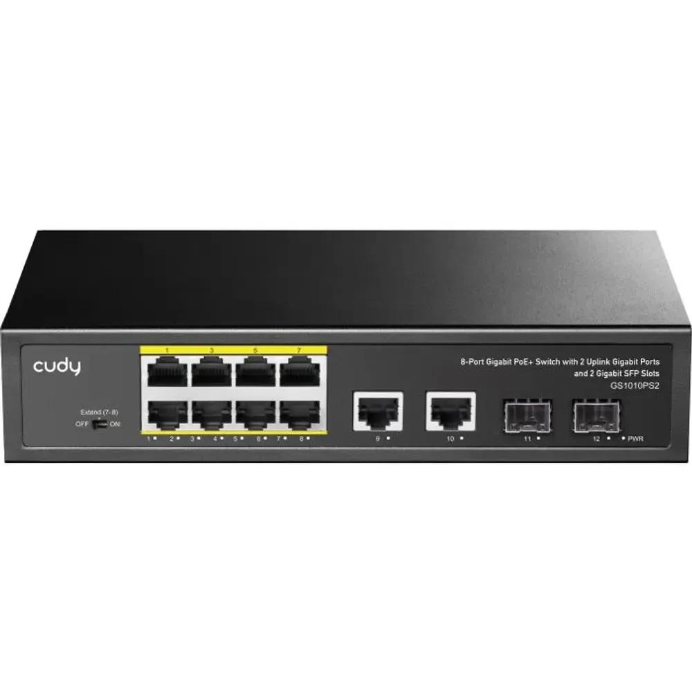 Gigabit 10port Switch PoE Cudy GS1010PS2