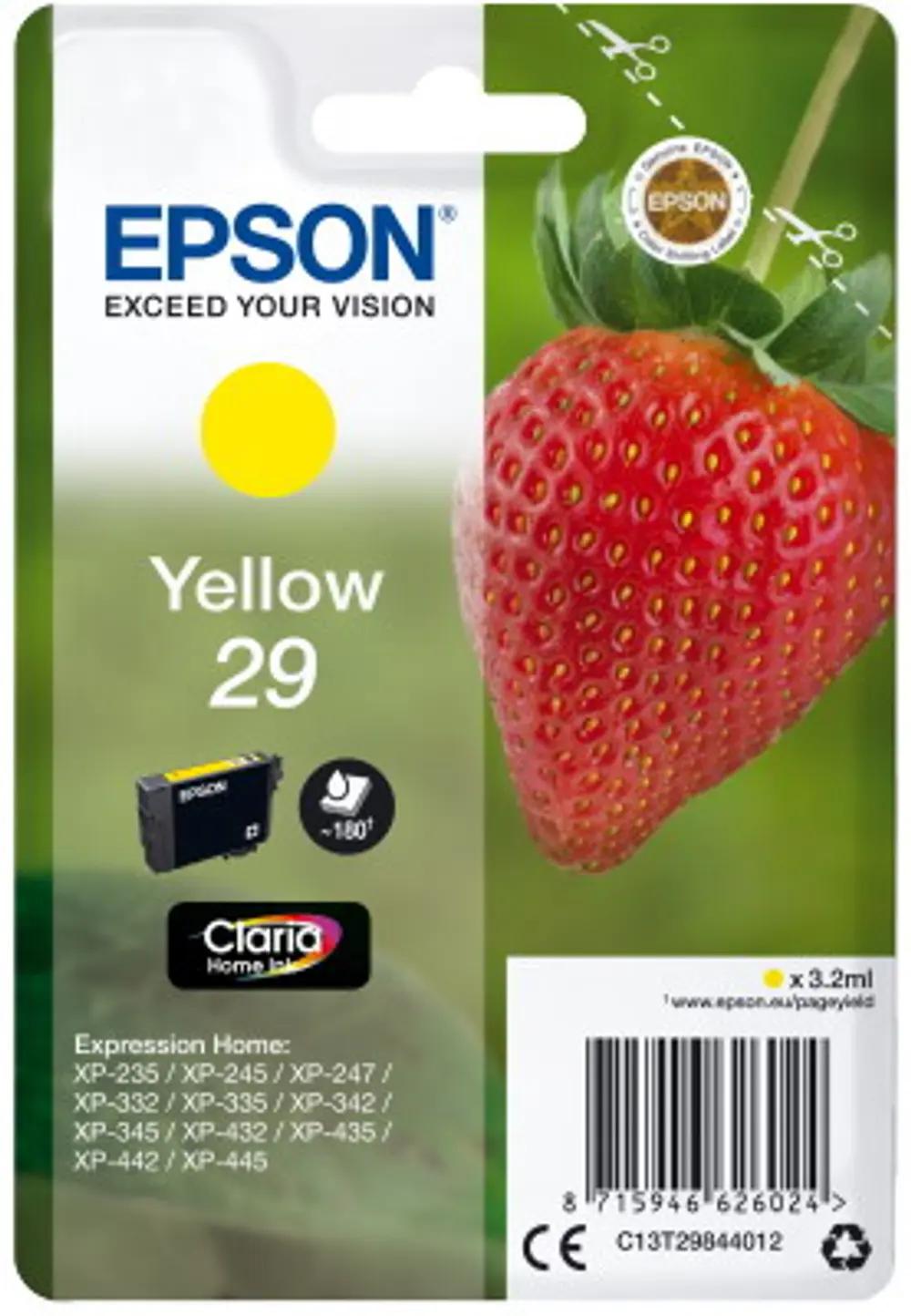 Ink Epson 29 C13T29844010 Claria Home Yellow - 3.2ml_1.webp