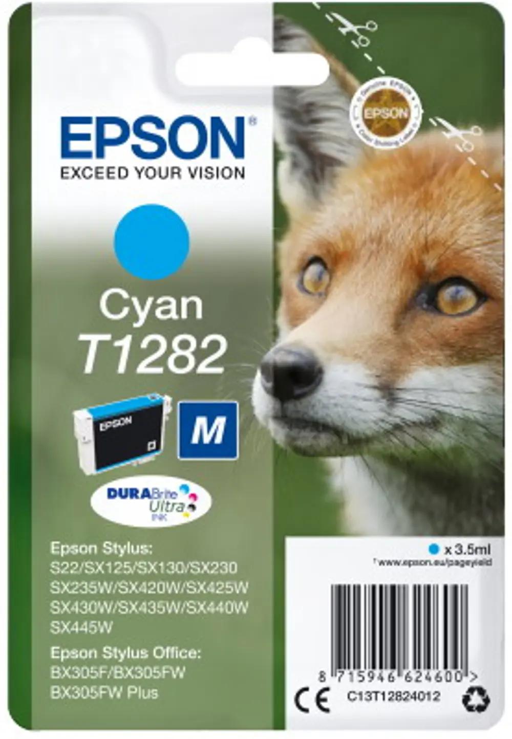 Ink Epson T12824011 Cyan with pigment ink new series Fox-Size M_1.webp