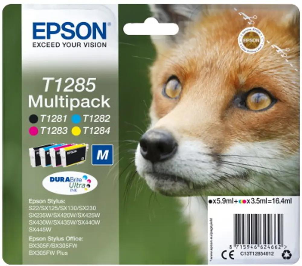 Ink Epson T12854011 Multipack containing 4 Cartridges ink new series Fox-Size M_1.webp