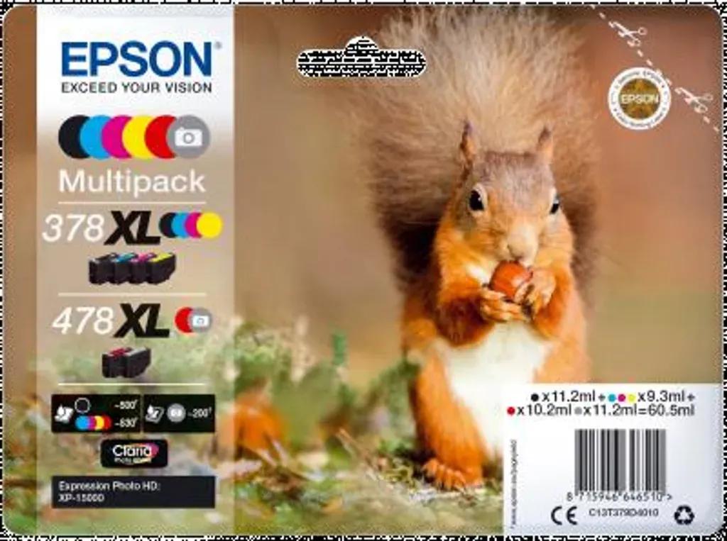 InkEpsonT379DC13T379D4010Black11.2mlCMY9.3mlRed10.2mlGrey11.2ml
