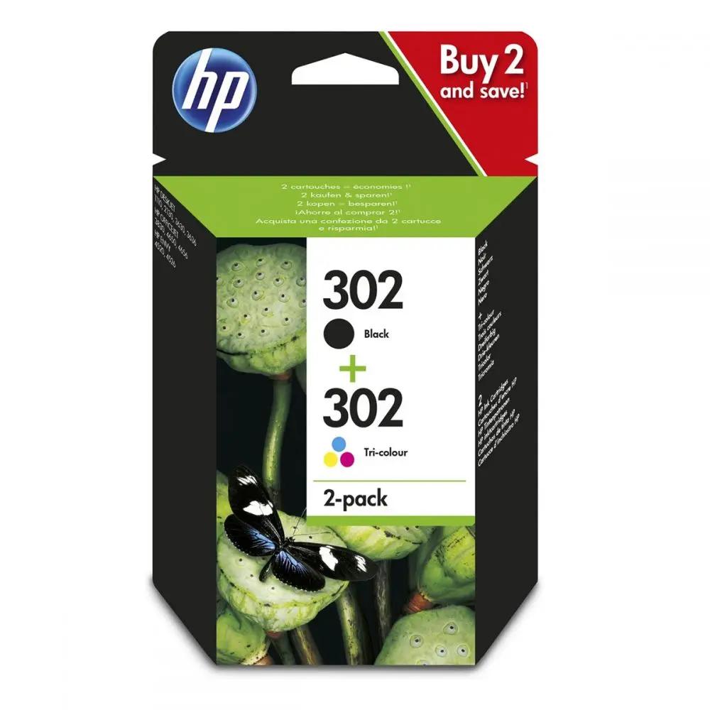 Ink HP No 302 2-pack Black-Tri-color Original Ink Cartridges (X4D37AE)_1.webp