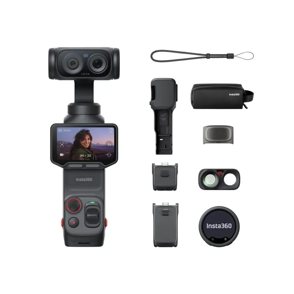 Insta360LunaUltraCreatorBundleBlack-1-Inch8KLeicaSensorDualLensTripleAIChipOLED