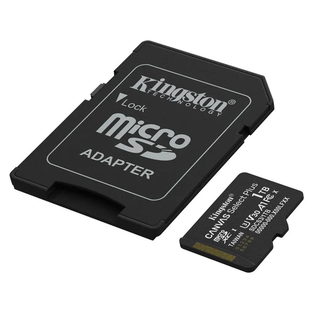 KINGSTONMemoryCardMicroSDCanvasSelectPlusSDCS31TBClass10SDAdapter