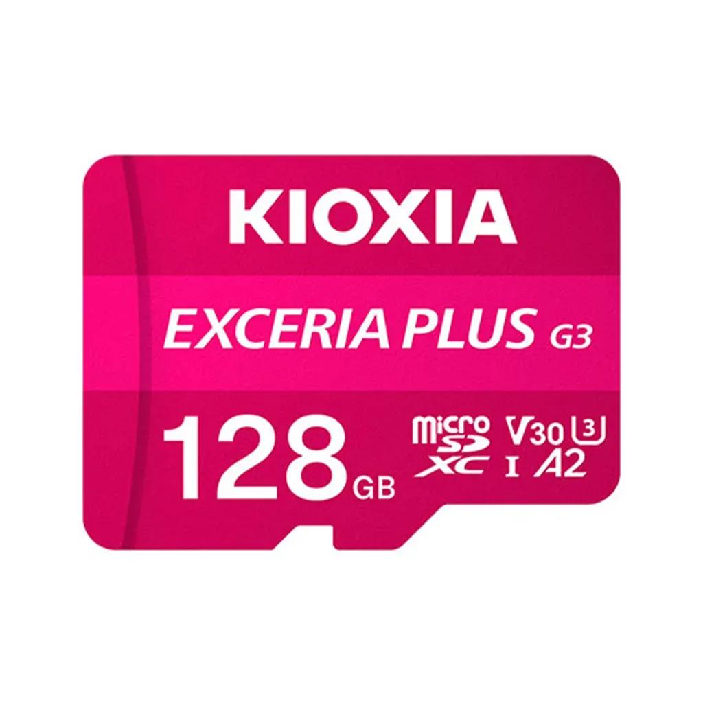KIOXIAMICROSD4K128GBEXCERIAPLUSG3UHSIU3WITHADAPTER