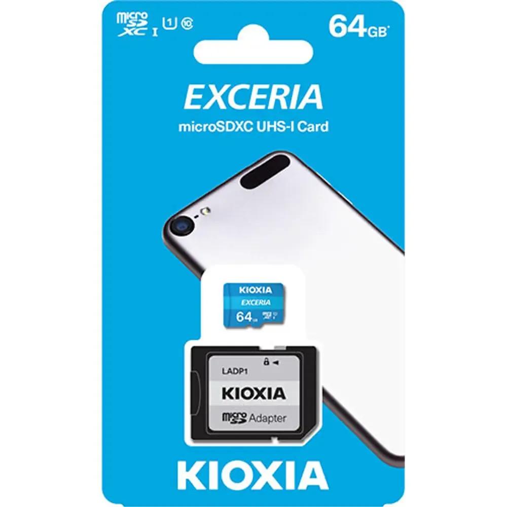 KIOXIA MICRO SD 64GB WITH ADAPTER UHS I U1 M203