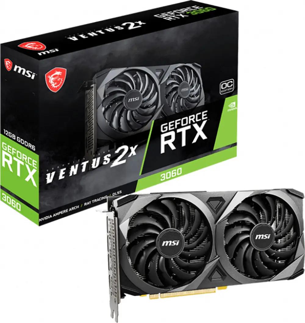 Κάρτα Γραφικών (VGA) Nvidia MSI GeForce RTX 3060 Ventus 2X 12G OC (12GB, GDDR6, 192bit)_1.webp