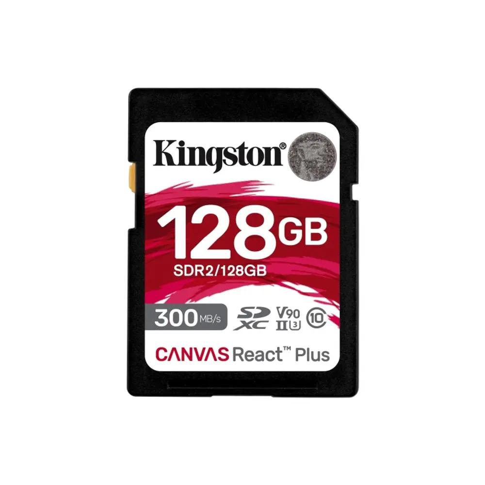 Κάρτα Μνήμης Kingston SDXC 128GB Canvas React Plus UHS-II 300R_260W U3 V90 for Full HD_4K_8K_1.webp