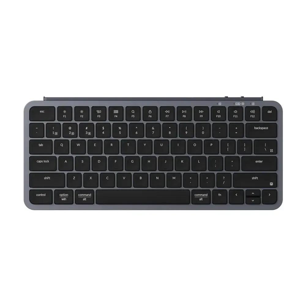 Keychron B1 Pro B1P-K1 Ultraslim Mini Wireless BT Keyboard ZMK Online customization Gray US Layout