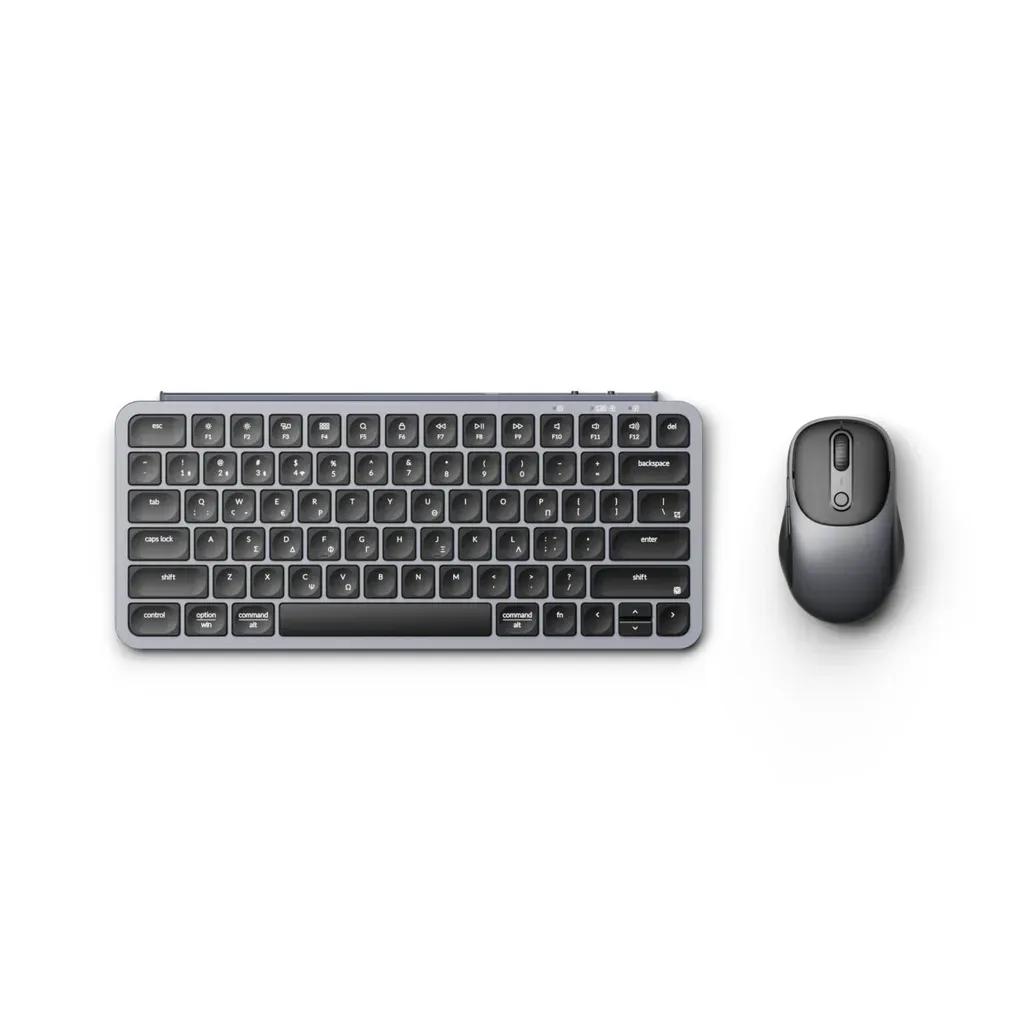 KeychronB1ProComboKCBD3-GRUltraslimWirelessKeyboardandMouse75GR-SpaceGrey