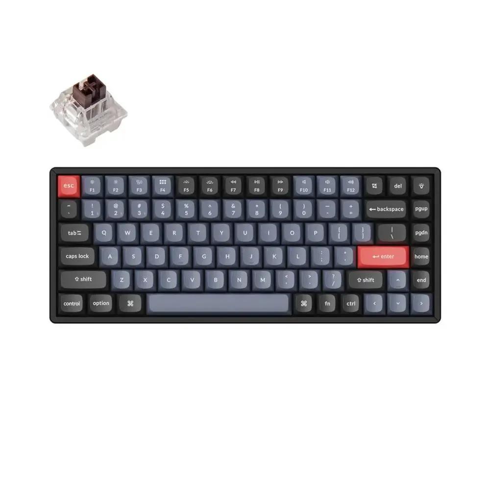 KeychronK2ProK2P-J3QMKVIAWirelessMechanicalKeyboard-BrownSwitchHot-SwappableUSLayout