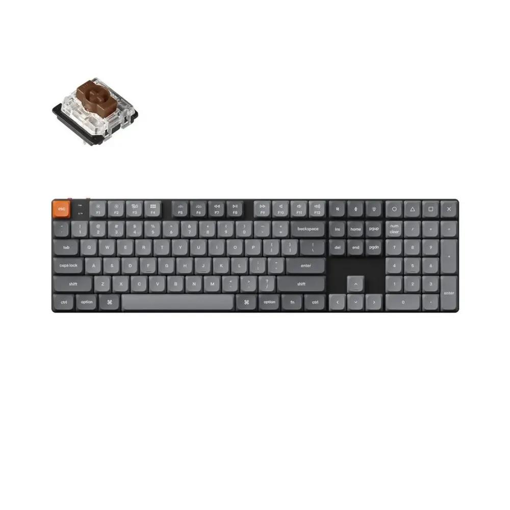 Keychron K5 Max QMKVIA K5M-H3 Wireless Custom Mechanical Keyboard-Brown Switch Hot-Swappable US