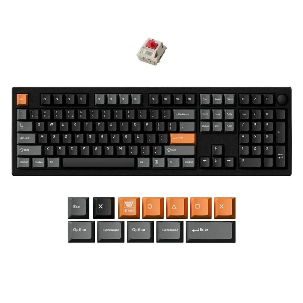 KeychronP6UltraP6-M1ZMK8KWirelessCustomMechanicalKeyboardRedSwitchRGB100USLayout