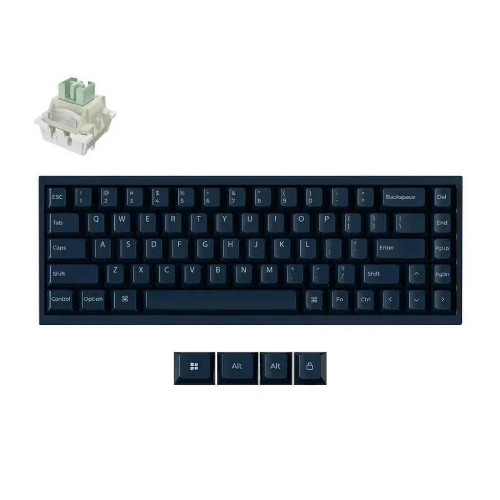 KeychronQ16HEQ16HW-J1QMKCeramicCustomHallEffectKeyboardRGBLimeSwitch65USBlue