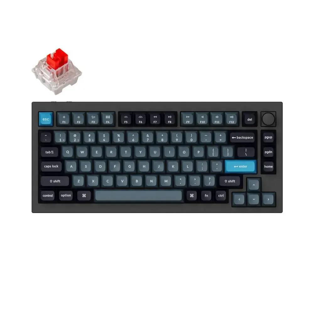 Keychron Q1 Pro QMKVIA Q1P-M1 Wireless Custom Mechanical Keyboard-Red Switch US Layout