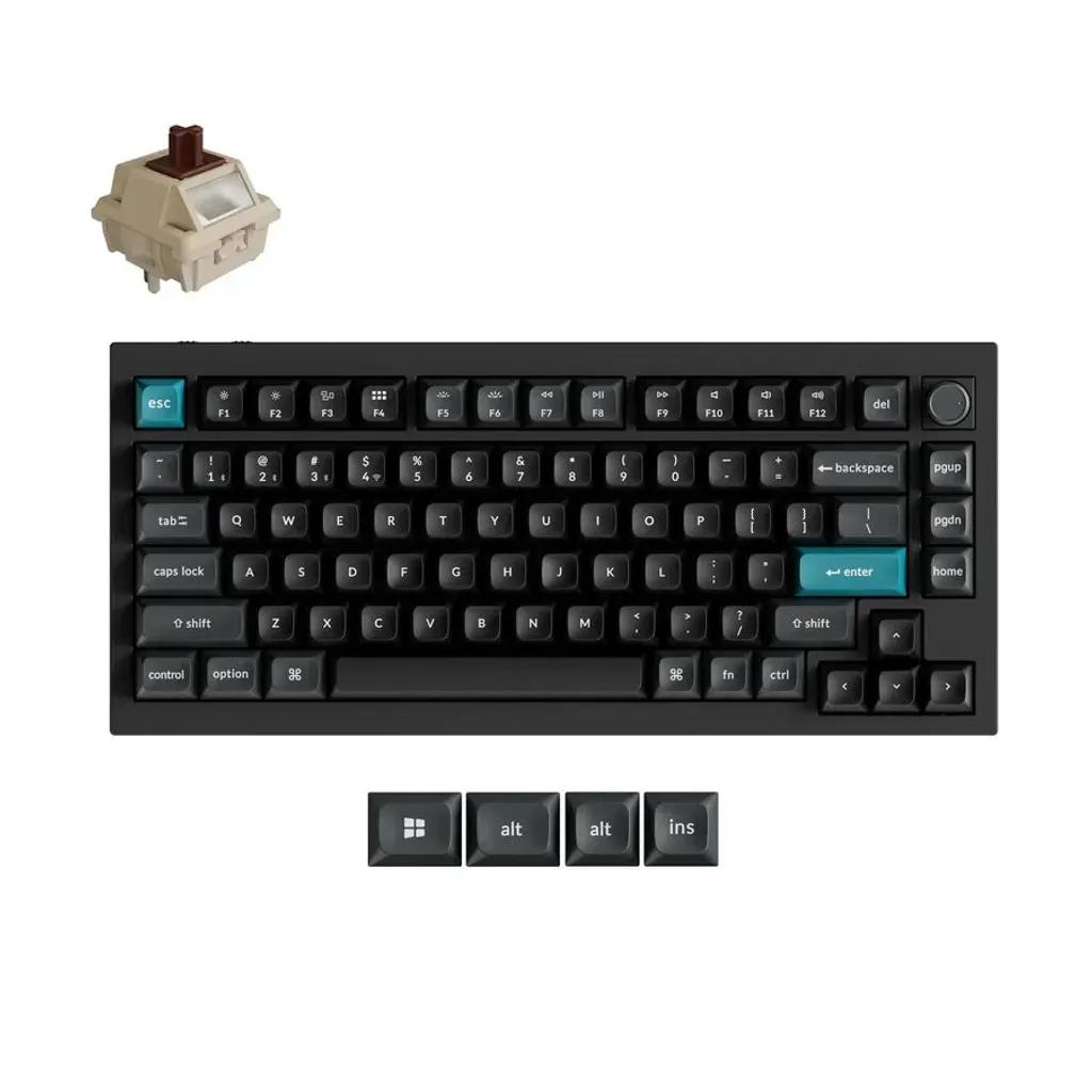 KeychronQ1UltraQ1U-M3ZMKRGB8KWirelessCustomMechanicalKeyboard-BrownSwitch75US