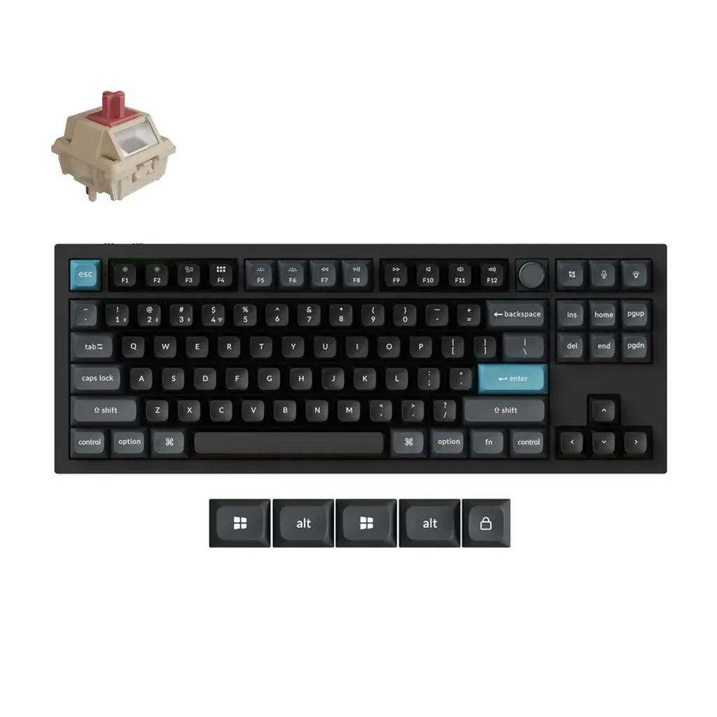 KeychronQ3UltraQ3U-M1ZMKRGB8KWirelessCustomMechanicalKeyboard-BananaSwitch80US