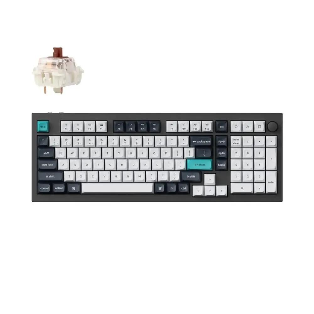 Keychron Q5 Max QMKVIA Q5M-M3 Wireless Custom Mechanical Keyboard-Brown Switch US Layout