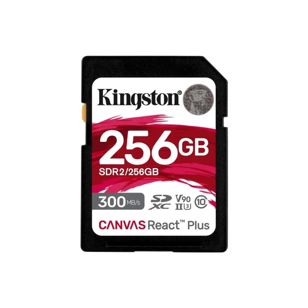 KingstonSDXC256GBCanvasReactPlusUHS-II300R260WU3V90forFullHD4K8K