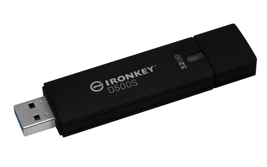 KingstonTechnologyIronKey32GBD500SFIPS140-3Lvl3PendingAES-256