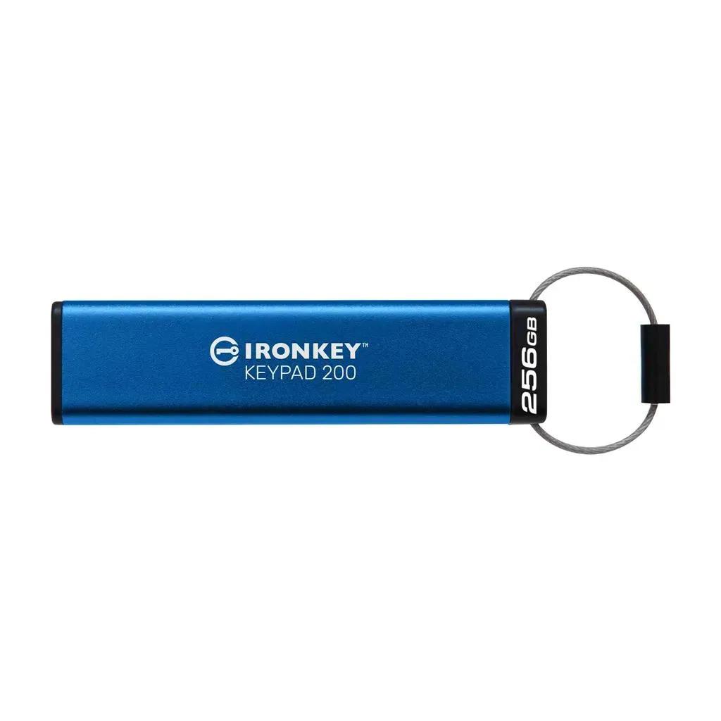KingstonTechnologyIronKeyKeypad200USBflashdrive256GBUSBType-A3.2Gen13.1Gen1Blue