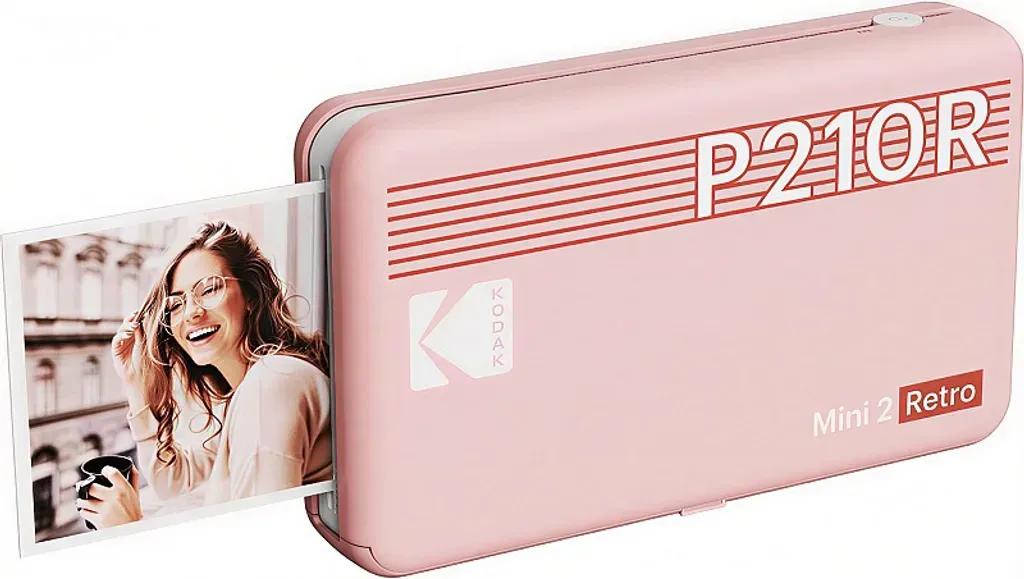 KodakMini3Retro4PASSPinkSmartphonePhotoPrinterPortable7.6x7.6cm8SheetsYellow