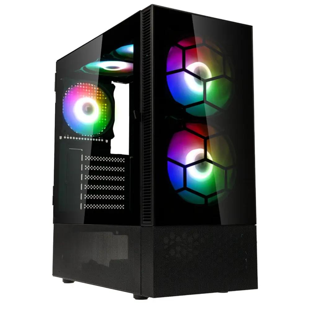 Kolink Observatory MX Glass ARGB Midi Tower Case - Black (with 5 ARGB fans - 2x140mm & 3x120mm)_1.webp