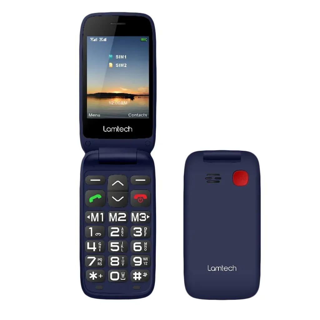 LAMTECHFLIPPHONE2.8DISPLAYWITHBTFMRADIOSOS1400mAhGRMENUFLIP-XBLUE
