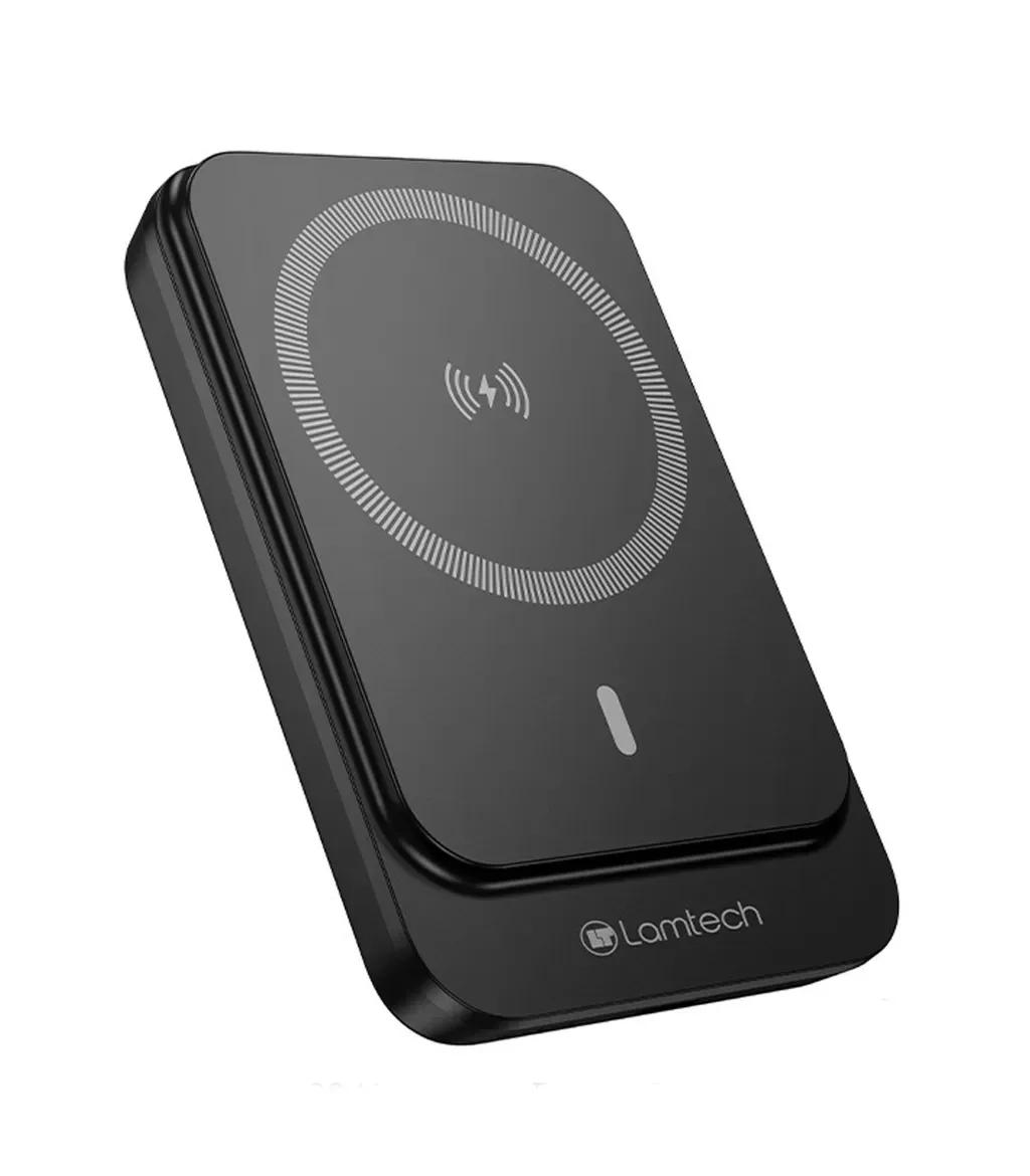 LAMTECHMAGNETIC20WWIRELESSCHARGINGPOWERBANK10000MAHBLACK