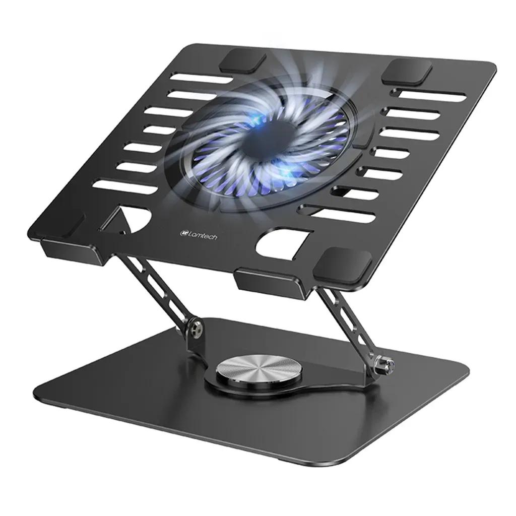 LAMTECHMETALLAPTOPCOOLINGSTAND17BLACK