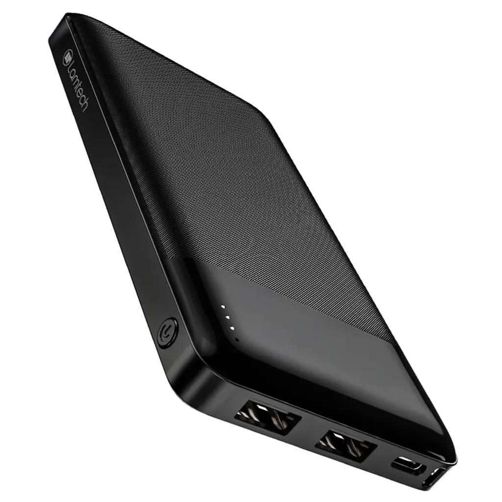 LAMTECHPOWERBANK10000MAHDUALUSBBLACK