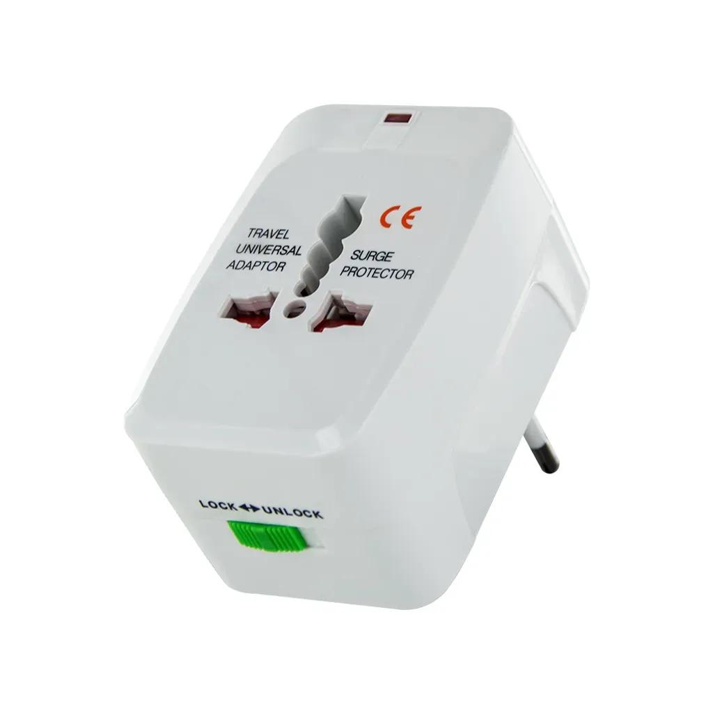 LAMTECHUNIVERSALTRAVELADAPTERWITH2USBPORT4DIFFERENTPLUGS