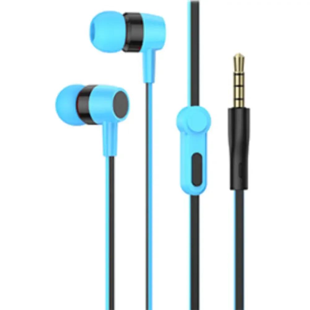 LAMTECH HANDSFREE WITH MIC 35MM JACK BLUE