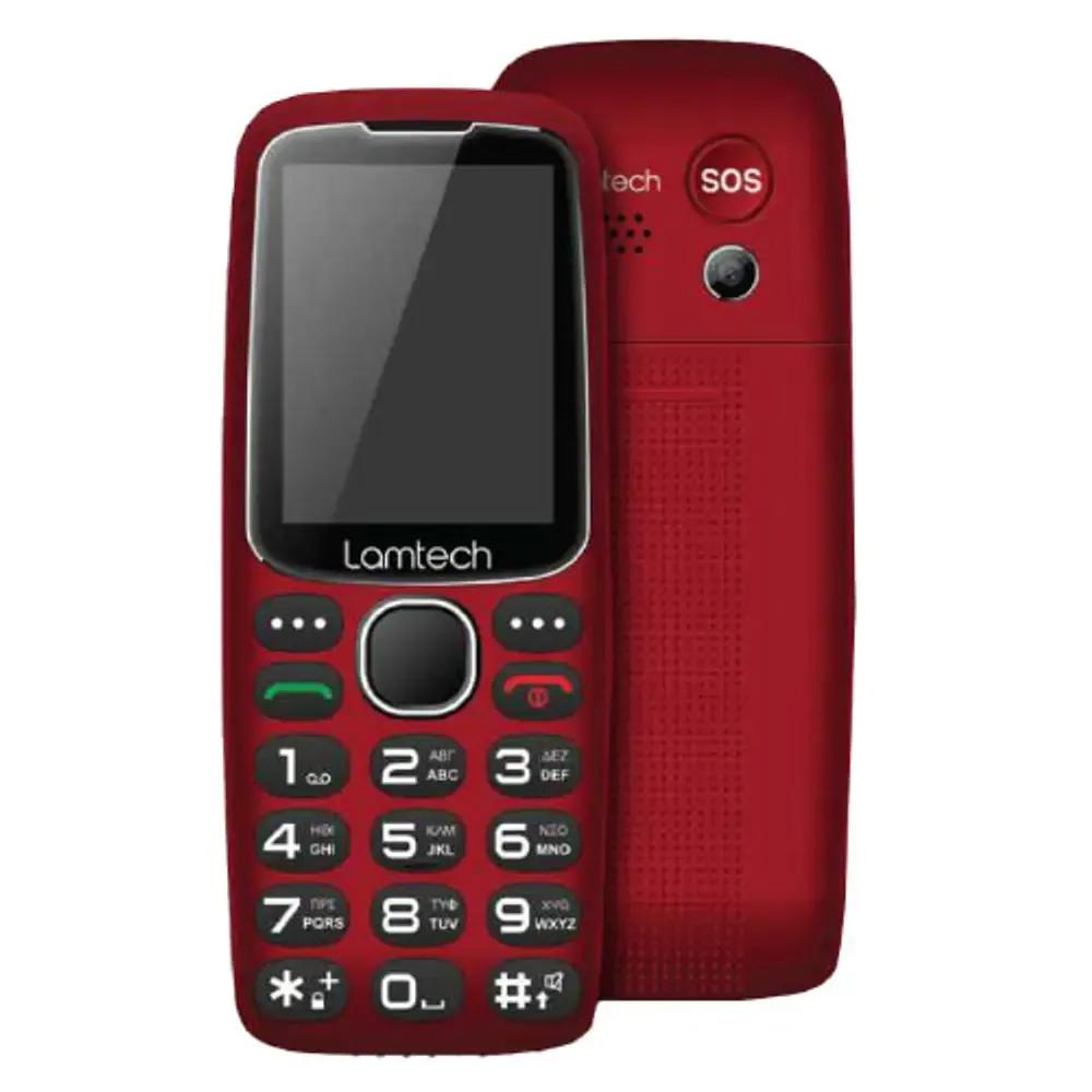 LAMTECH MOBILE PHONE 2.4 GR DUAL SIM TINY L II RED